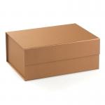 Folding Full Half Cover Cardboard Packing Box Rigid Shipping Carton Box Hot Stamping for sale