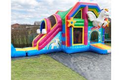 China Customized Unicorn Jumping House Inflatable Bouncer Slide supplier