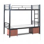 Double Tiers Queen Size Heavy Duty Steel Metal Bunk Bed for sale