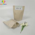 Food Grade Customized Paper Bags Standing Up Recyclable Body Scrub Packaging for sale