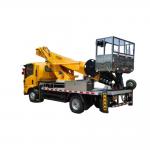 Factory Supply Customized ISUZU High-altitude Operation Truck Overhead Mounted Aerial Work Platform Telescopic Boom Bucket Truck for sale