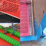 1.25m Rubber Screen Panel 8mm Thickness with Hooks for Dry Screening for sale