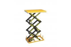 China Hydraulic Scissor Lift Table 1000kgs Load 4m Stationary Lift Table supplier