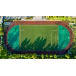 High Elasticity Rubber Base EPDM Jogging Track 13mm Thickness Red