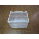 Smooth Inside Portable Collapsible Plastic Containers Handling Material for sale