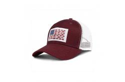 China Six Panel Patch Soft Mesh Trucker Hat With Plat Front Embroidery supplier