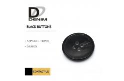 China Black Bulk Buttons 4 Hole Polyester Button supplier