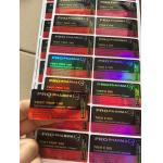 Testo Propionate 100mg Hologram Laser 10ml Vial Labels , Glossy Finish Multi Dose Vial Label for sale