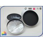 Eye Lashes Custom Matte Cylinder Composite Paper Tube With Plastic Window