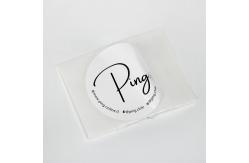 China Custom Printed White 5cm Round Paper Sticker For E Commerce Packaging supplier
