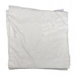 Low lint Regular size 10KG Clean Cloth Cut Sheeting Rags Used For Oil Rags for Painters BAG WHITE COTTON RAGS for sale