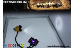 China 15000 Lux superbright cree Mining Cap Lights msha approved sos function reflective stripe supplier
