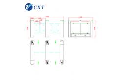 China QR Code Speed Gate Turnstile 304 Stainless Steel High Tech Channel 200 supplier
