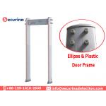 Elliptic Column Door Frame Security Check Equipment , Walk Through Metal Detector
