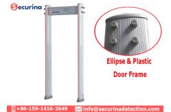 China Elliptic Column Door Frame Security Check Equipment , Walk Through Metal Detector supplier