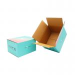 Corrugated Cardboard Shipping Cartons with Color Printing Matt Lamination and Custom Size Accepted for sale