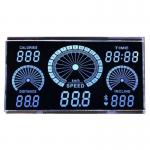 Custom Segment LCD Display For Forklift Gauge Cluster Number Display, Monochrome LCD Display for sale