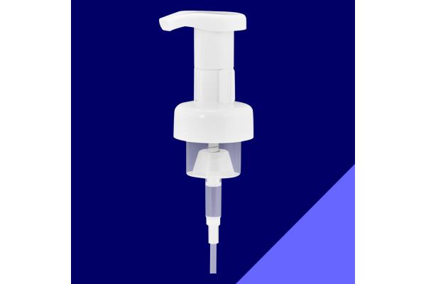 Outside Spring Foaming Hand Pump Dispenser , Plastic Material Travel Soap Pump