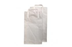 China 5kg 10kg Custom Printed Paper Bag With Handle Empty Tofu Cat Litter Bag supplier