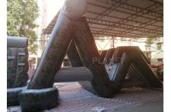 China Giant Inflatable Obstacle Course 0.55 Mm PVC Tarpaulin For Entertainment supplier