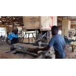 Wood cutting Vertical Band Saw Machine with Log Carriage & Working Foundation