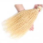 Full Head Ombre Hair Extensions Real Hair 3 Bundes , Ombre Curly Human Hair Weave for sale
