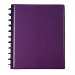 Durable Disc Bound Notebook Size 165 * 217mm PU Leather And PVC Cover Material for sale
