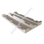 Silver CNC Steel Connector Plates Anodic Oxidation High Precision Processing for sale