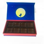 Custom made magnetic closure box cardboard luxury gift packaging box with plastic insert tray for sale