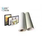 Stretched Polyester Canvas Rolls , Waterproof Matte Inkjet Digital Canvas Printing 260gsm for sale