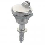 Chrome Plated Quarter Turn Lock Zinc Alloy Cylinder Cam Lock for sale