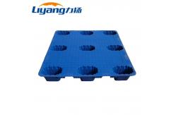 China Large Euro Plastic Pallet Stackable HDPE Pallets Four Way Forklift Entry supplier