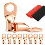 Practical Battery Ring Terminal Connectors Anti Oxidation Rustproof 8pcs