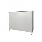 KD Structure Steel Shoes Rack Electrostatic Powder Coating for sale