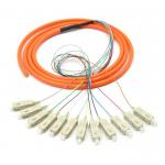 Singlemode ST LC optical fiber patch cord cables with CE / ROHS Approval for sale