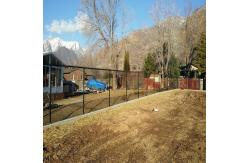 China Black PVC Coating Chain Link Fence Roll 6ft 7ft 8ft supplier