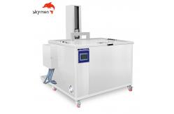 China 360L Stainless Steel Ultrasonic Cleaner Lifting System For Auto Parts Engine supplier