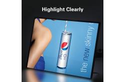 China Ultra-Thin Glass LED Light Box with High Definition Life Span 80000hrs Input Voltage DC12V DC24V supplier
