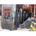 Tempered Glass Police sentry shed With Ticket Windows , Working Desk , Electricity , Light for sale