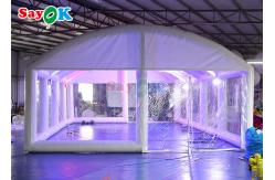 China Digital Pringting Inflatable Pool Shade Bubble Dome Building Covered Air Cover Water Tent supplier