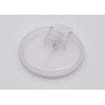 25ml PP Empty Plastic Spray Bottle Credit Card Shape Circle Frosted Clear