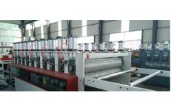 China WPC Construction Template Making Machine , Wpc Production Line / Extruder supplier