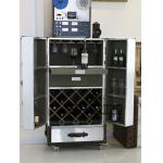 classic old style antique alminium wine cabinet for sale