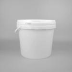 2KG Leakproof White Plastic Paint Bucket for sale