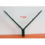Green Color Black Color Y Type Post For Fence Support Use for sale