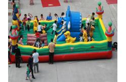 China Playground Inflatable Trampoline Park For Kids Big Inflatable Bounce House Indoor supplier