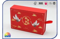China Ribbon Handle Lipstick Cardboard Drawer Paper Box supplier