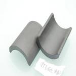 Industrial Cup Shape Ferrite Segment Magnets Charcoal Gray for sale