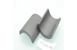 China Industrial Cup Shape Ferrite Segment Magnets Charcoal Gray supplier