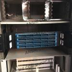 19 Inch Cable Side MDF Main Distribution Frame 100 Pairs Telephone Terminal Block for sale
